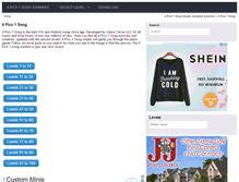 Tablet Screenshot of 4pics1song-cheats.com
